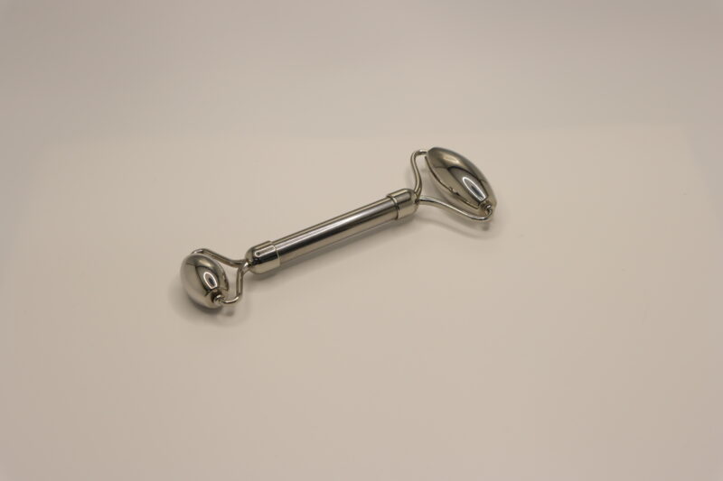 Stainless Steel Oval-Shaped Facial Roller