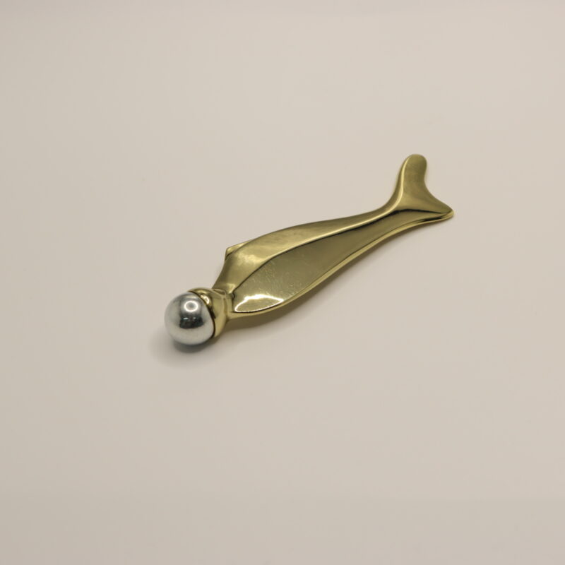 Stainless Steel Fish-Shaped Facial Massage Stick